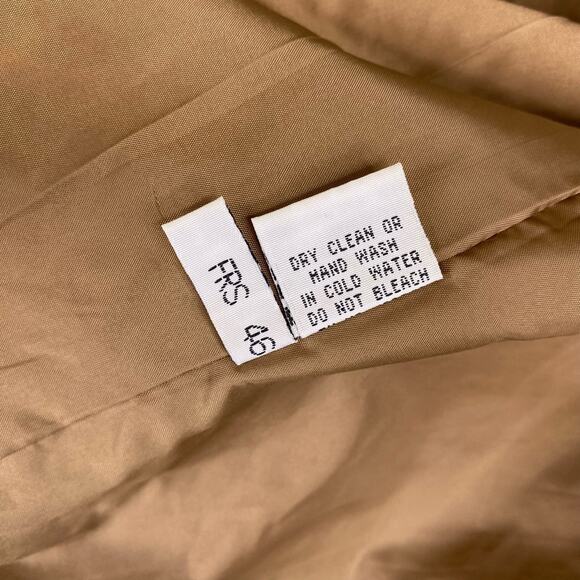 Vintage Saga Velvet Floral Embroidered Blazer Sz 12 Tan Southwestern Boho Retro - Picture 7 of 9